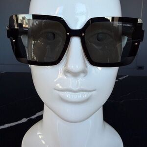 Saint Laurent Black Square Sunglasses